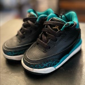 Jordan 3 TD - Teal/Black - Size 4C